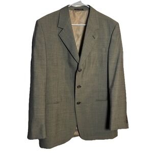 VTG Philippe Laurent Men Gray Sport Coat Blazer Jacket Size 42 Long Tall Classic